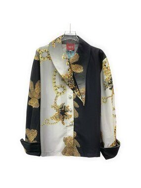 Yueqi Qi color-block cotton shirt